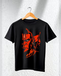 Lord Hanuman Black Round Neck Tshirt
