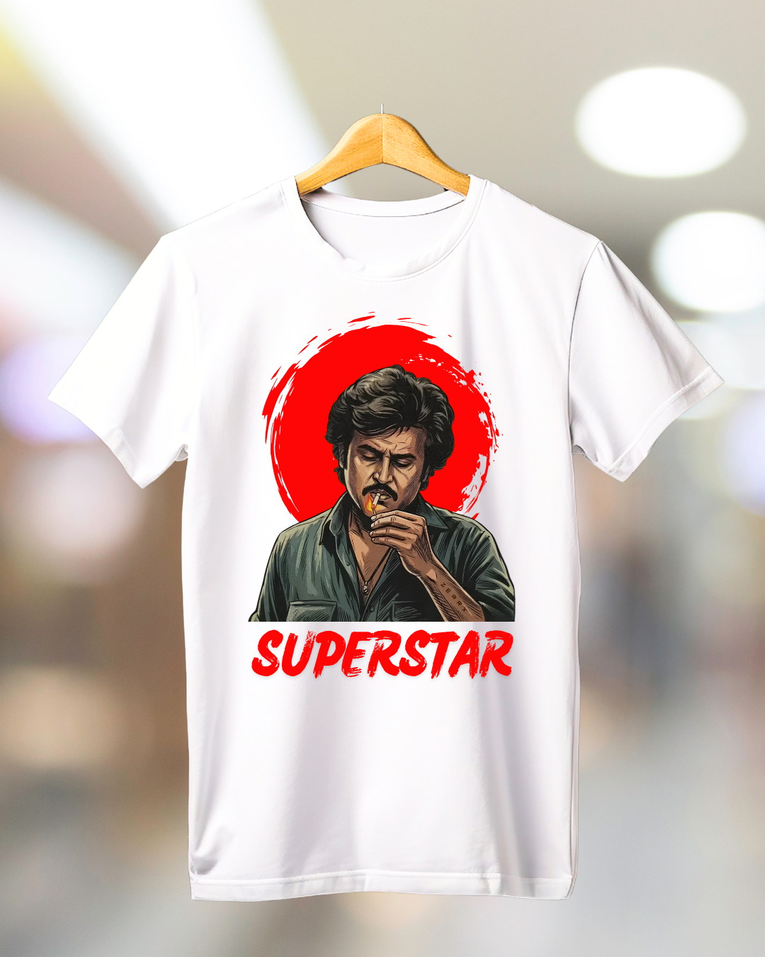 Superstar Rajinikanth Special Edition Tshirt Premium Quality Cotton