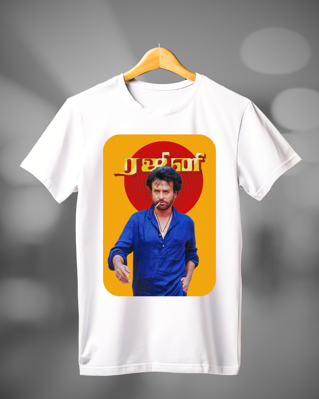 Rajinikanth Fan Tshirt Cotton