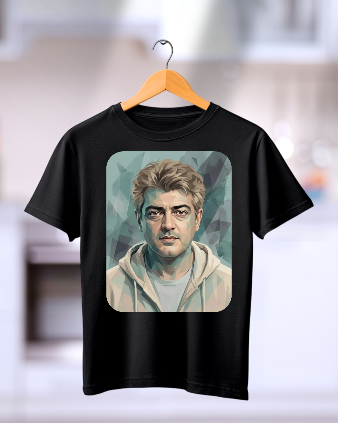 Ajithkumar Cotton Round Neck Tshirt