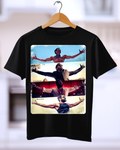 Actor Surya Round Neck Black Tshirt