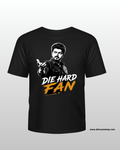 Die Hard Fan VJY Black Round Neck T-Shirt | Premium Cotton Vijay Fan Tee for Men & Women