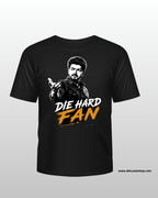 Die Hard Fan VJY Black Round Neck T-Shirt | Premium Cotton Vijay Fan Tee for Men & Women