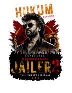 Superstar Rajinikanth Jailer 2 Fan Edition Printed T-Shirt